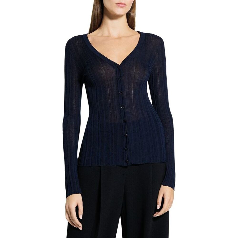 Theory Womens  Wool-Blend Cardigan